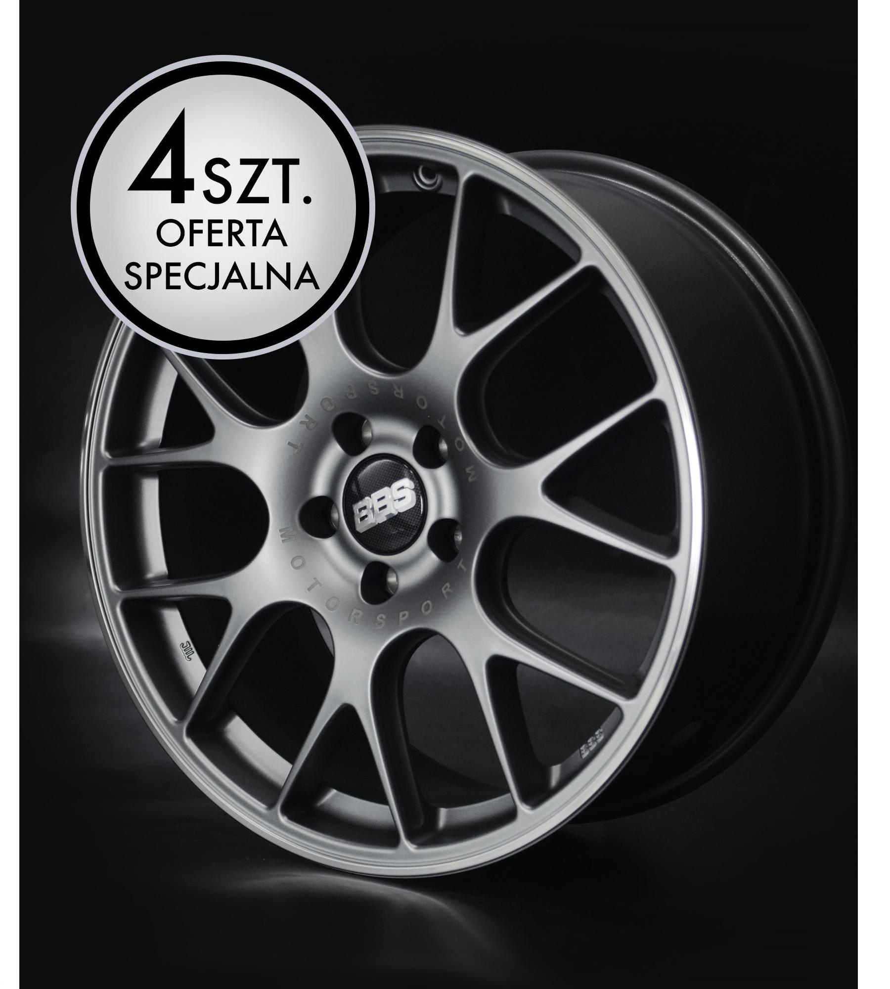 Oferta specjalna - Zestaw felg BBS CH-R 8,5x19 ET43/48 5x112 - CH127 - Titan Satin