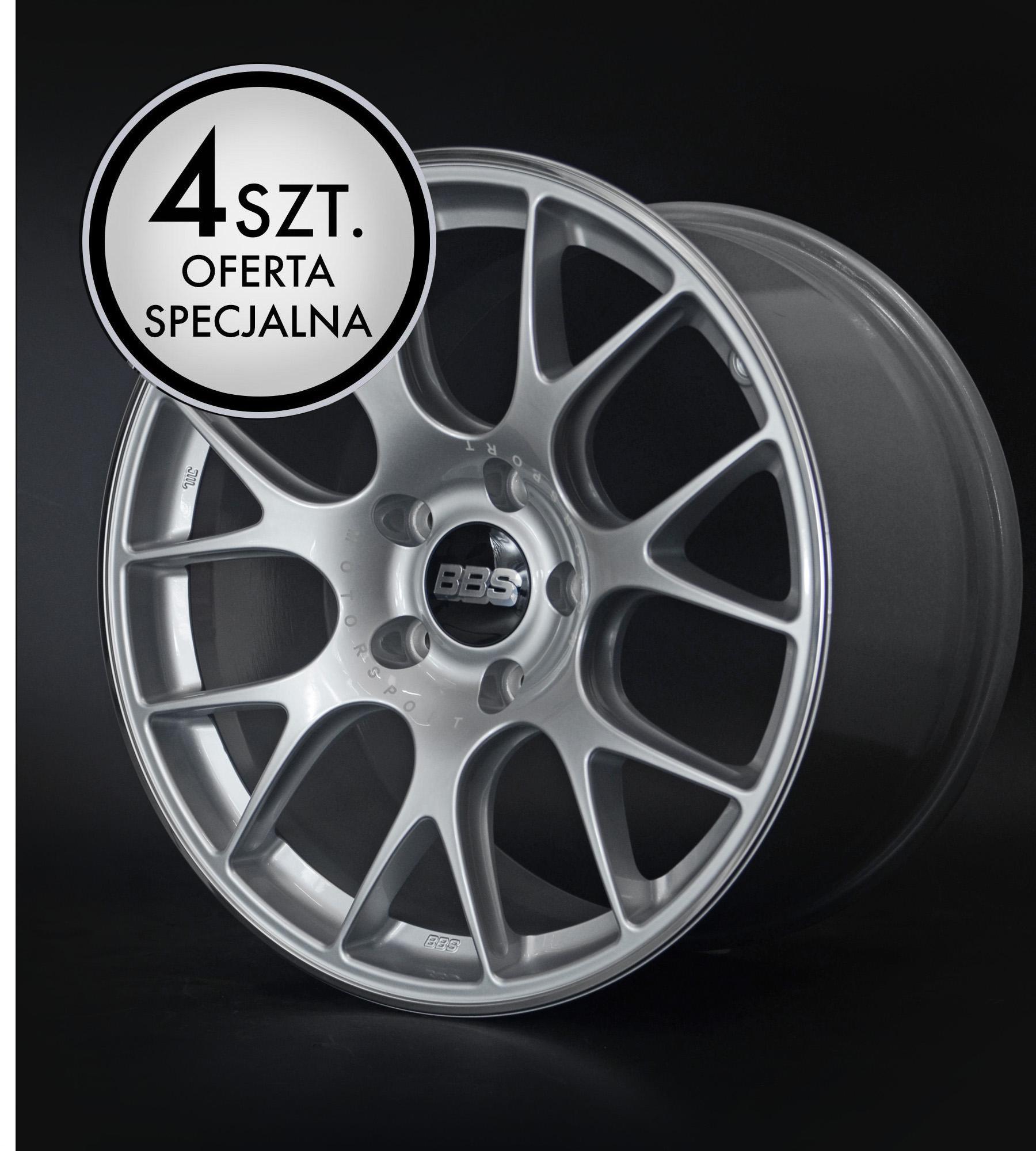 Oferta specjalna - Zestaw felg BBS CH-R - Porsche 911 996 / 997.1 - 8,5x19 ET51 / 11x19 ET56 - Brilliant Silver 