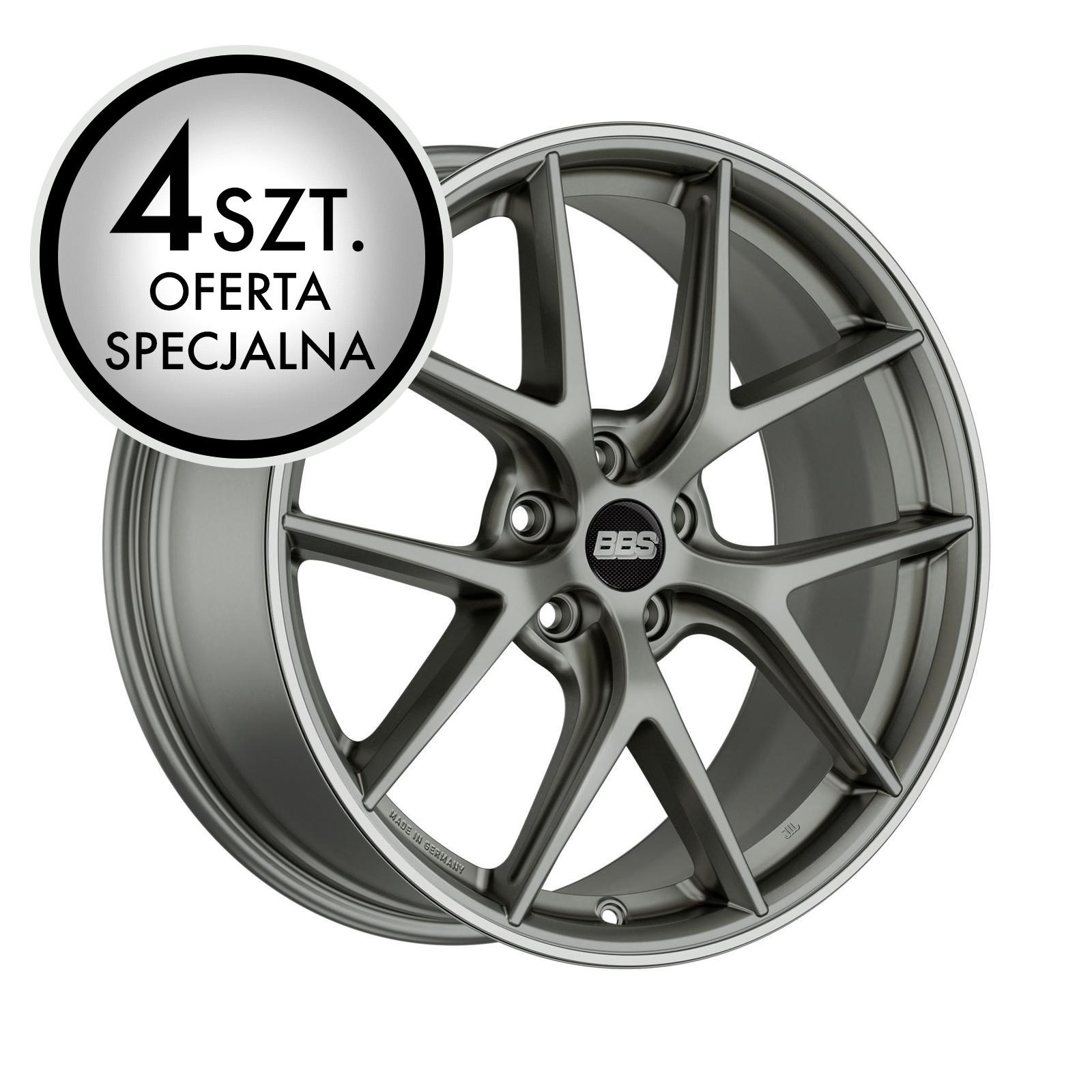 Oferta specjalna - Zestaw felg BBS CI-R 8,5x19 ET45 5x112 - CI2003 - Platinium Silver