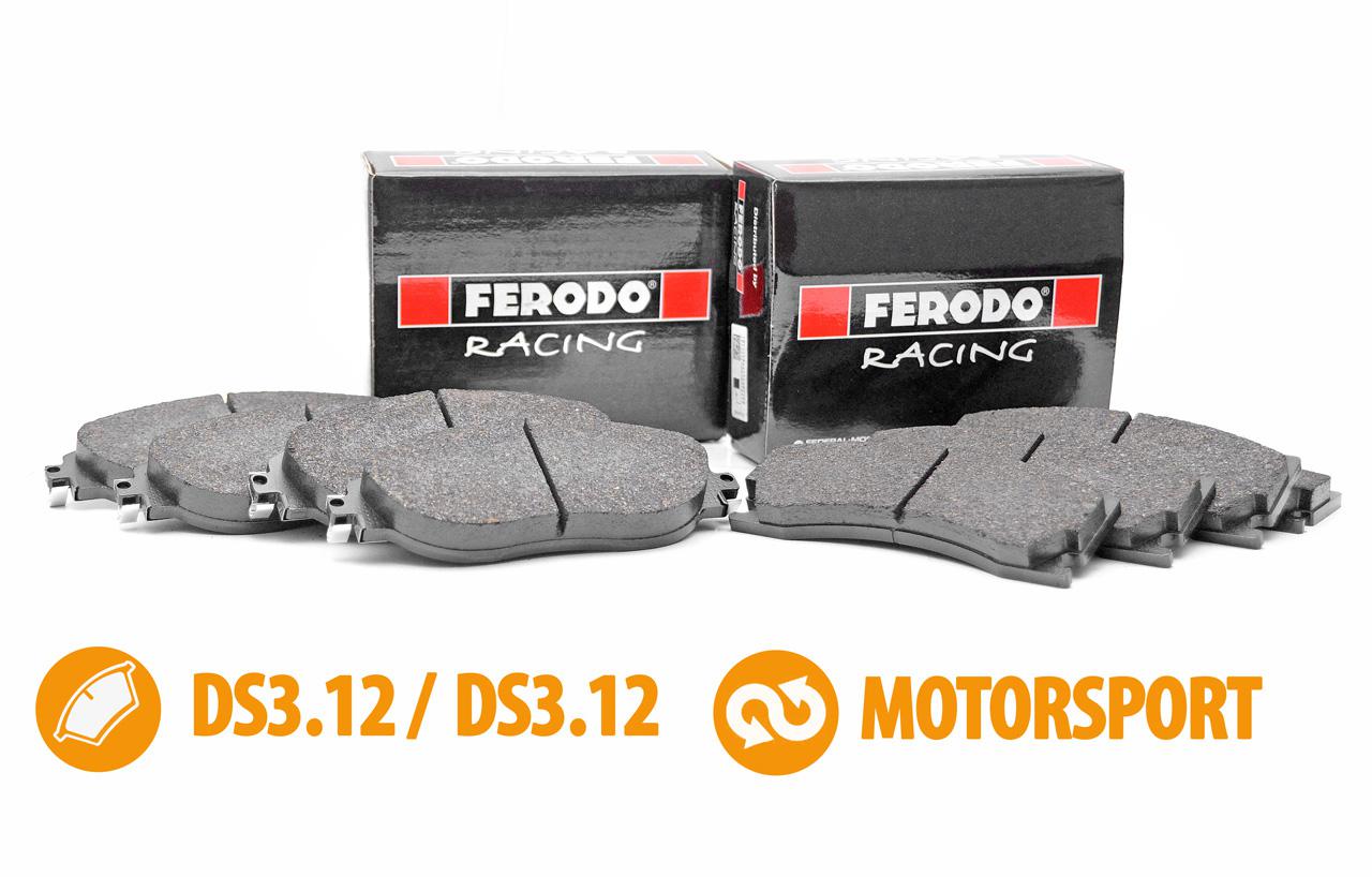 Zestaw klocków hamulcowych Ferodo DS3.12 - BMW M2 G87 / M3 G80 / M4 G82 (FCP5546G+FCP4381G)