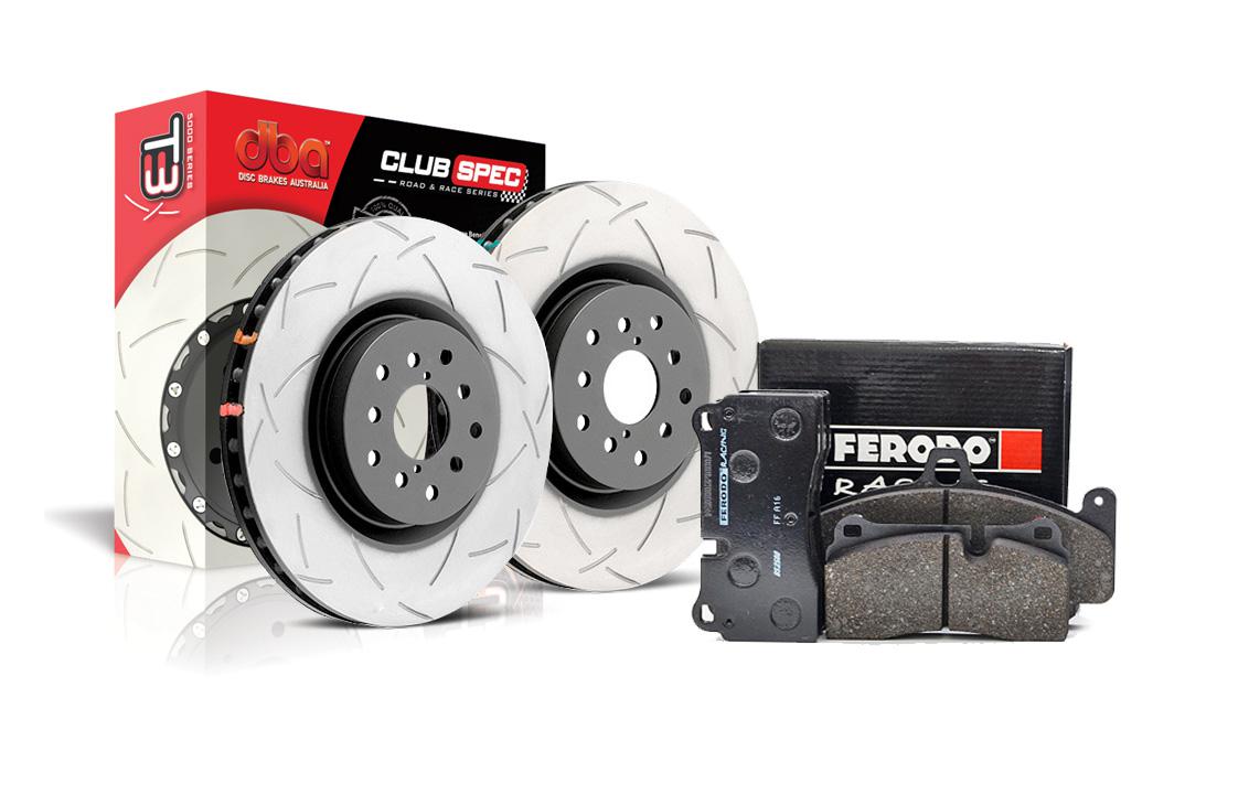 Zestaw Specjalny - Tarcze DBA 4000 T3 + klocki hamulcowe Ferodo Racing DS2500 - Audi Q7 4L 3.0/4.2TDI (przód) DBA 42246S-FCP1626H