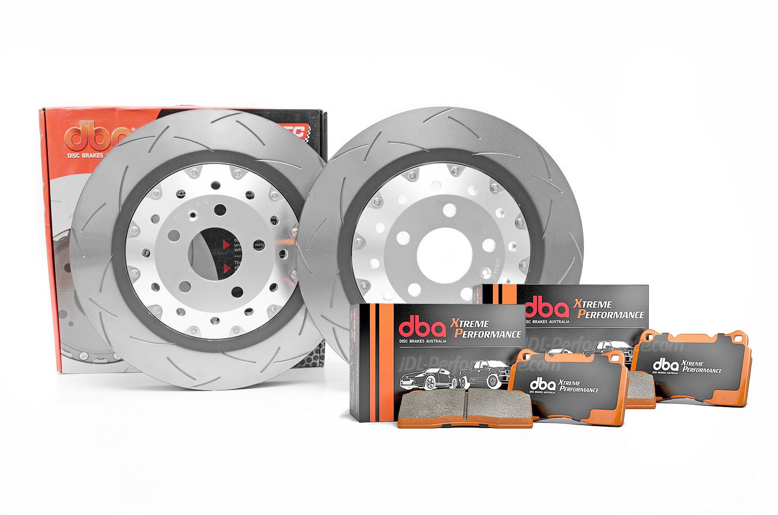 Zestaw Specjalny - Tarcze DBA 5000 T3 + klocki hamulcowe DBA Xtreme Performance - Audi RS3 8V Sportback (przód) DBA 52844SLVS+DB15005XP