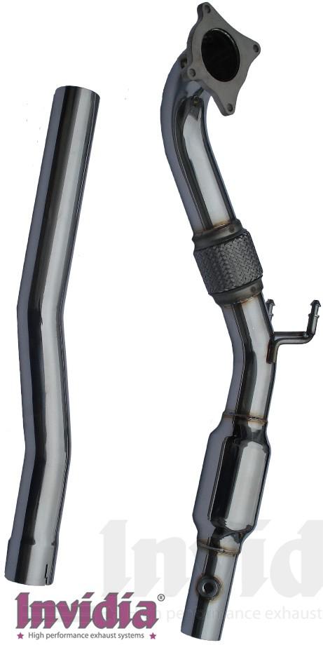 Downpipe Invidia Volkswagen Scirocco / Golf 5 & 6 / TT / Leon 2.0 Tsi Race Catalyst 2.75 cale /downpipe ( 70mm ) VWDP-0501C