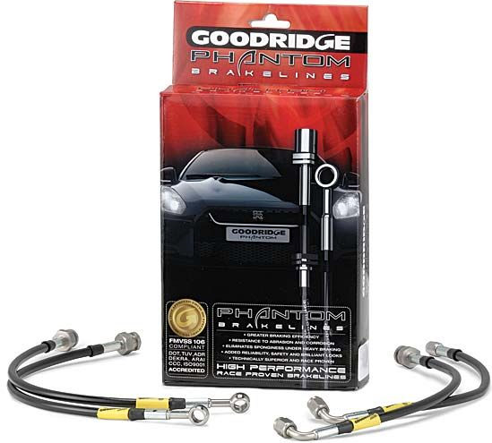 Przewody hamulcowe Goodridge Phantom Citroen DS3 Tylko przód i środek 2009> - przód i tył SCN0350-4C