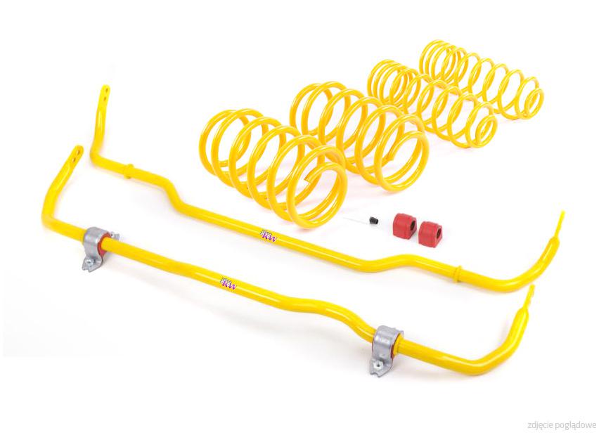 Zestaw sprężyn ST i stabilizatorów KW  VW Golf IV 2WD 1.8T 