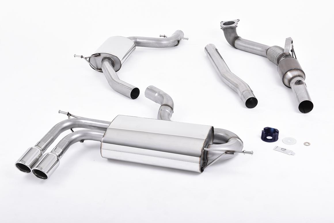 Milltek Audi A3 2008 - 2012 Układ wydechowy typu turbo-back (1.8 TSI 2WD) SSXAU260