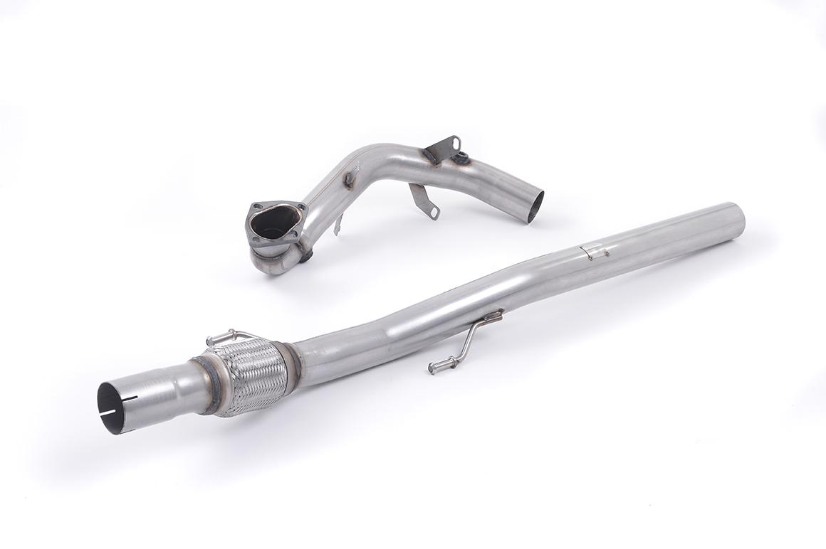 Milltek Volkswagen Polo 2010 - 2016 Element układu wydechowego Front Pipe o zwiększonej średnicy z dekatalizatorem (GTi 1.4 TSI 180PS 7spd DSG) SSXAU297