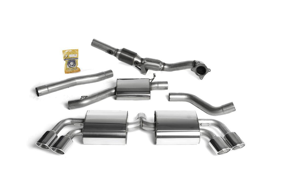 Milltek Audi TT Mk2 2008 - 2014 Układ wydechowy typu turbo-back (TTS quattro) SSXAU311
