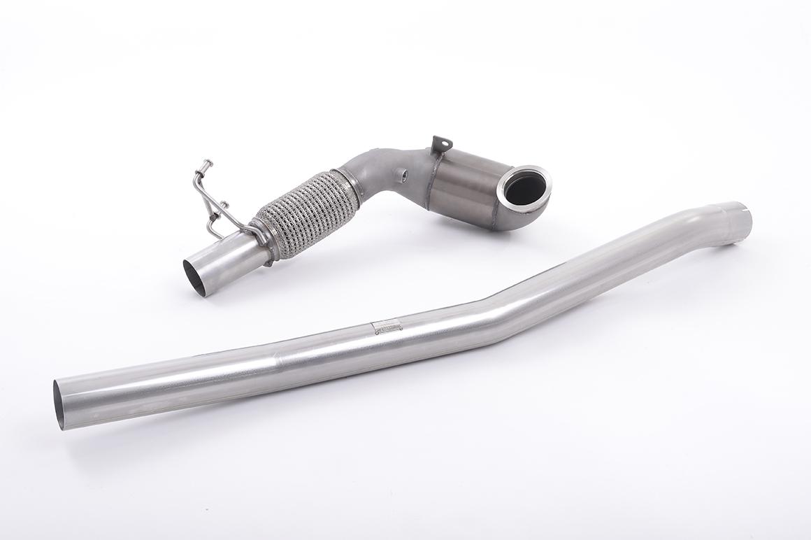 Milltek Volkswagen Golf 2014 - 2016 Element układu wydechowego Front Pipe o zwiększonej średnicy ze sportowym katalizatorem (MK7 R 2.0 TSI 300PS) SSXAU381