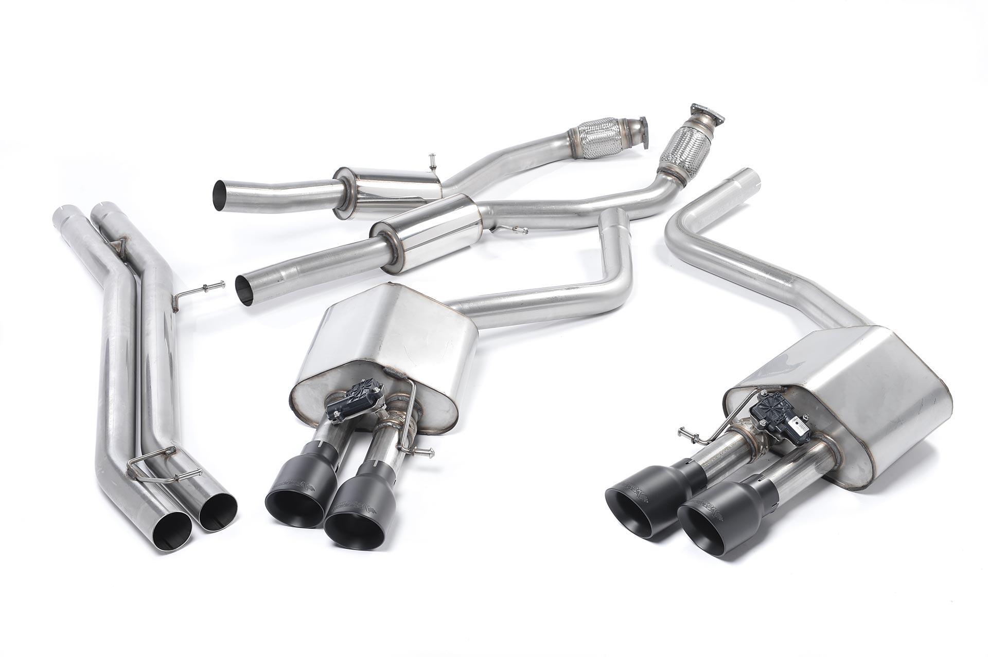 Milltek Audi S8 2013 - 2016 Układ wydechowy typu cat-back (4.0 TFSI quattro Tiptronic) SSXAU464
