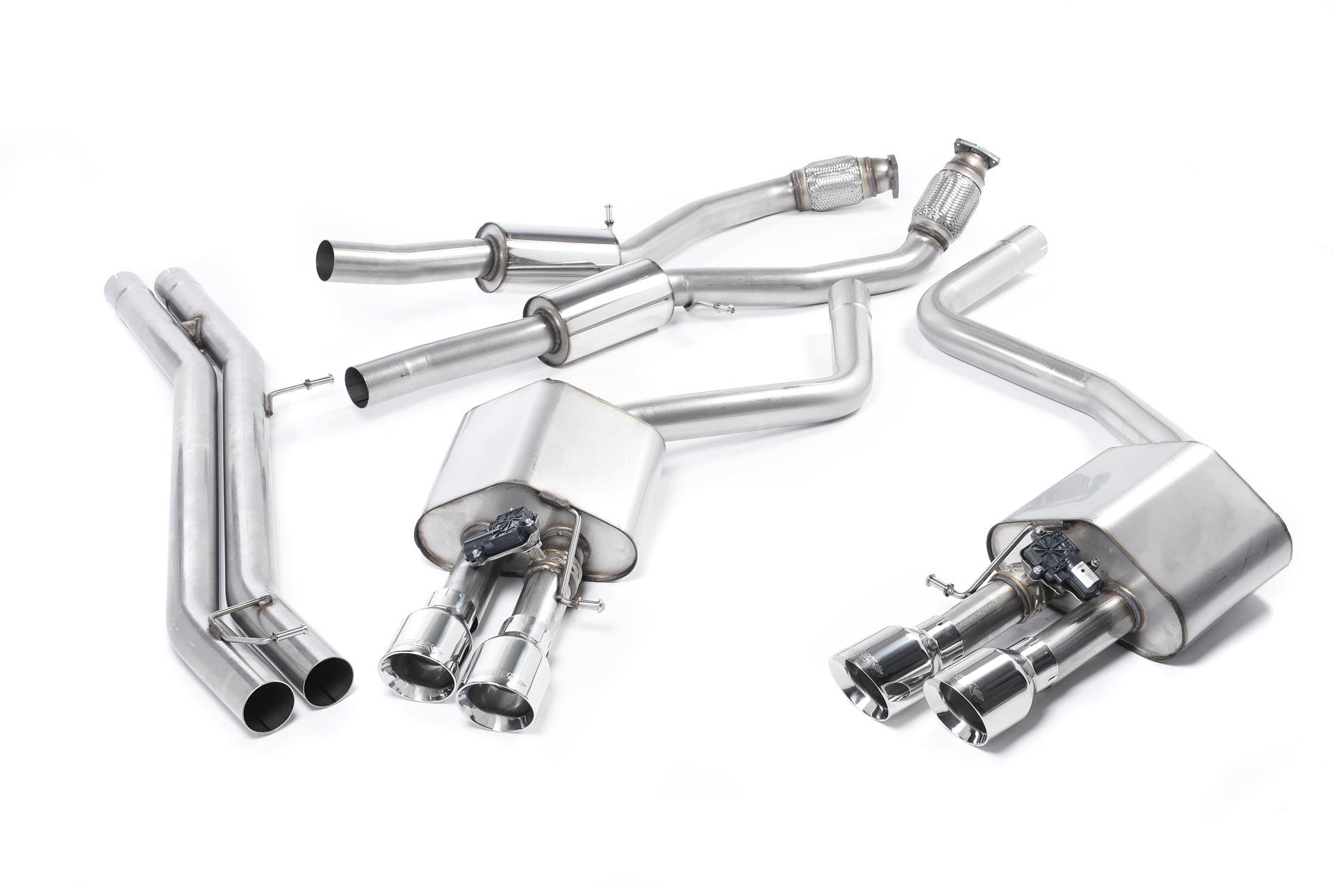 Milltek Audi S8 2013 - 2016 Układ wydechowy typu cat-back (4.0 TFSI quattro Tiptronic) SSXAU465