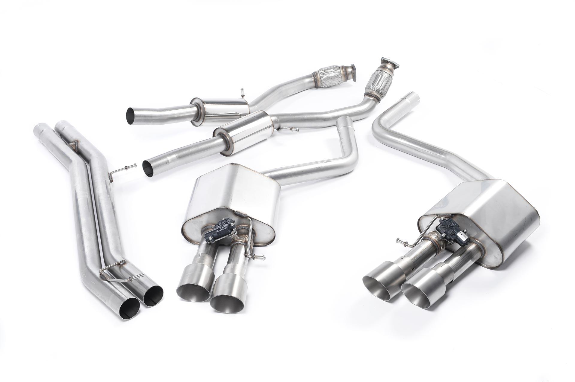 Milltek Audi S8 2013 - 2016 Układ wydechowy typu cat-back (4.0 TFSI quattro Tiptronic) SSXAU466