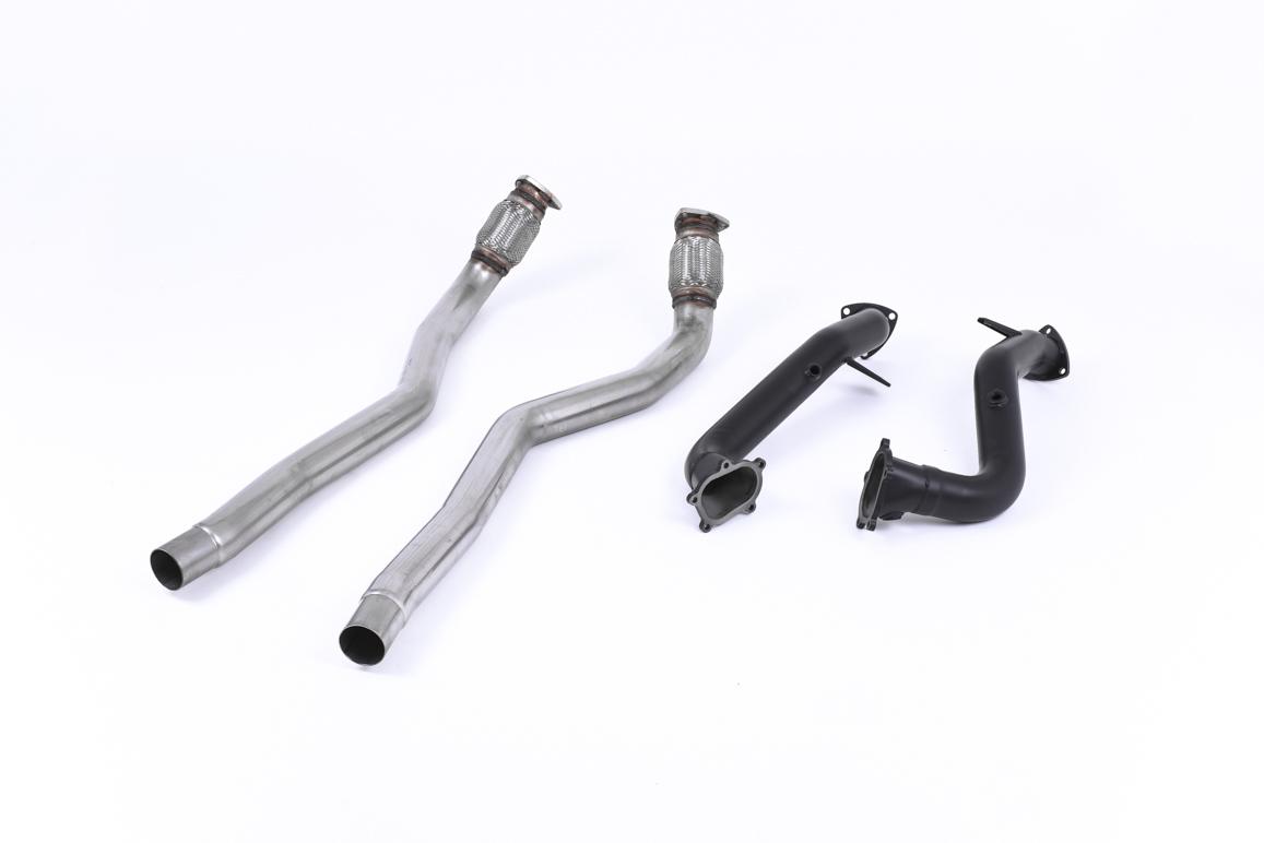 Milltek Audi RS7 2013 - 2016 Element układu wydechowego Front Pipe o zwiększonej średnicy z dekatalizatorami  (Sportback 4.0 V8 TFSI biturbo) SSXAU555