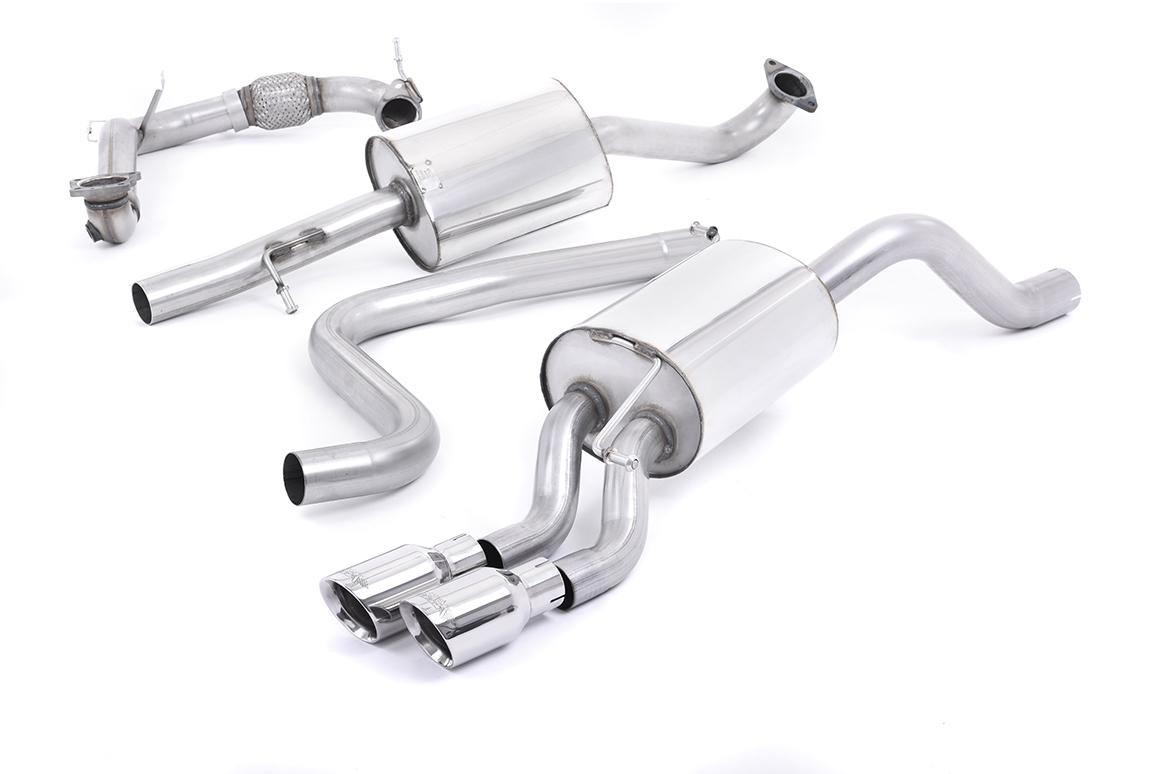 Milltek Ford Fiesta 2013 - 2016 Układ wydechowy typu turbo-back bez sportowych katalizatorów (1.0T EcoBoost (100/125/140PS)) SSXFD107