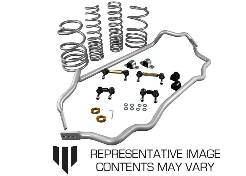Whiteline GS1-REN003 Zestaw stabilizatorów i sprężyn obniżających "Grip kit" - przód i tył - RENAULT CLIO INCL SPORT III X85 2005-8/2013 (4CYL)