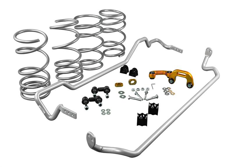 Whiteline GS1-SUB001 Zestaw stabilizatorów i sprężyn obniżających "Grip kit" - przód i tył - SUBARU IMPREZA WRX  GD SEDAN MY03-07 9/2002-8/2007 (4CYL)