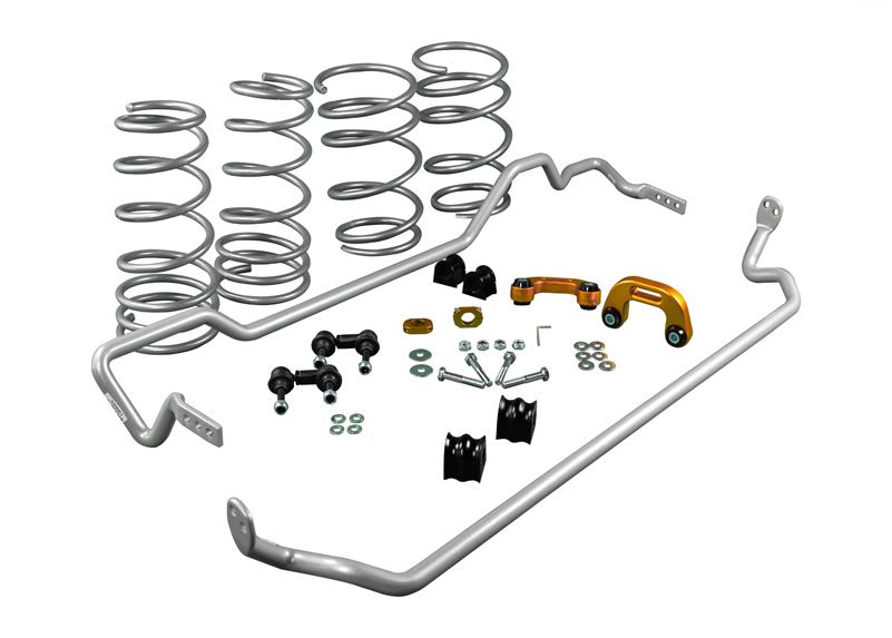 Whiteline GS1-SUB002 Zestaw stabilizatorów i sprężyn obniżających "Grip kit" - przód i tył - SUBARU IMPREZA WRX  GD SEDAN MY03-07 9/2002-8/2007 (4CYL)