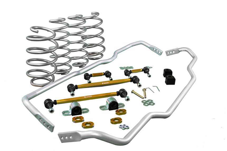 Whiteline GS1-VWN001 Zestaw stabilizatorów i sprężyn obniżających "Grip kit" - przód i tył - VW GOLF  MK5 (TYP 1K AND 1KP) 8/2003-2009 (4/6CYL)