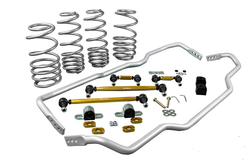Whiteline GS1-VWN003 Zestaw stabilizatorów i sprężyn obniżających "Grip kit" - przód i tył - VW GOLF  MK6 (TYP 5K) 12/2008-1/2013 (4/6CYL)