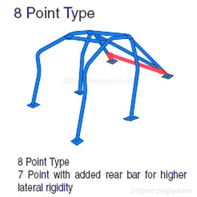 Klatka Cusco D1 8-punktowa (965 261 G) - Toyota GT86 / Subaru BRZ
