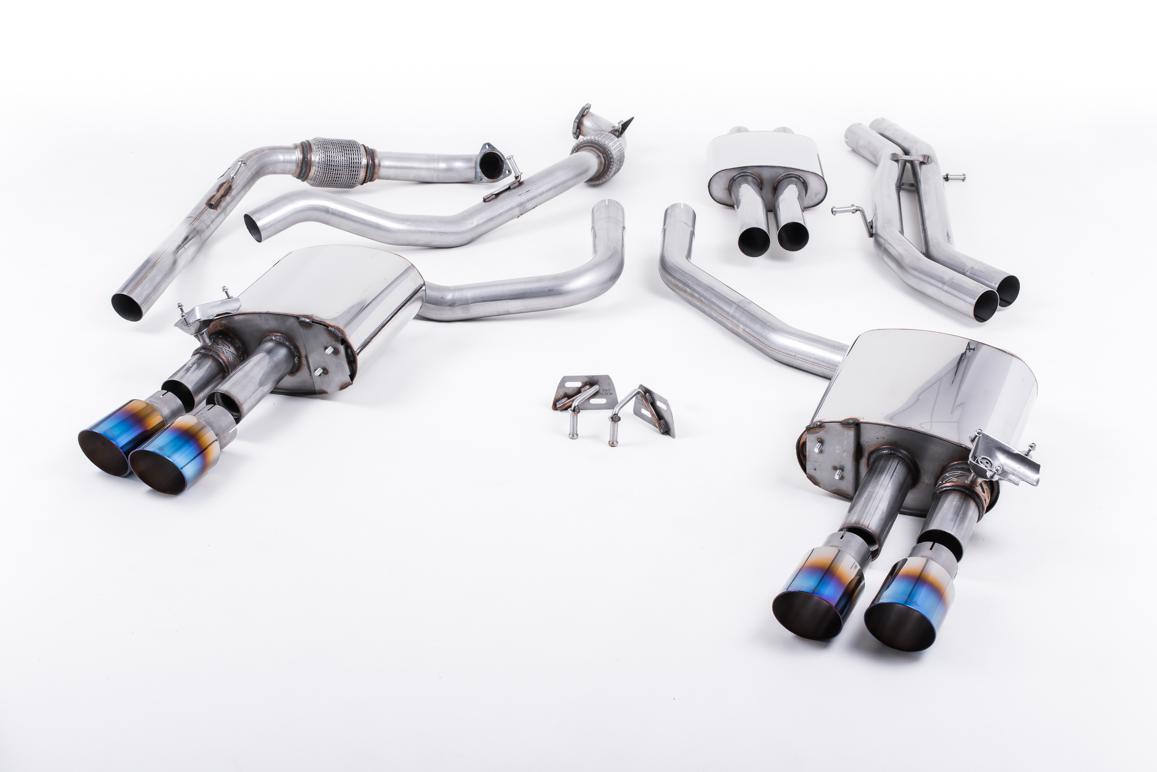 Milltek Audi S4 2016-2018 Układ wydechowy Cat-back (3.0 Turbo V6 B9 - Sedan / Avant (Non Sport Diff Cars)) SSXAU647