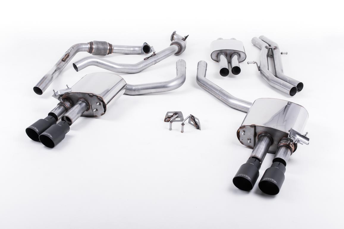 Milltek Audi S4 2016-2018 Układ wydechowy Cat-back (3.0 Turbo V6 B9 - Sedan / Avant (Non Sport Diff Cars)) SSXAU645