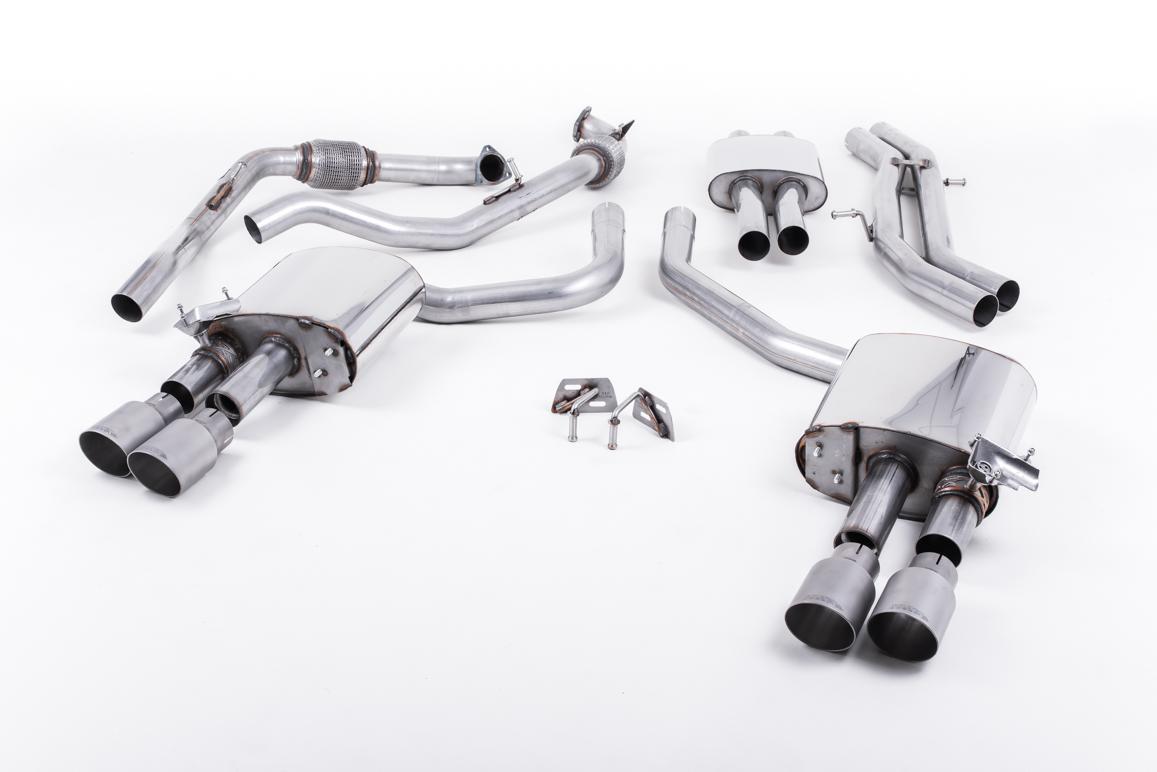 Milltek Audi S4 2016-2018 Układ wydechowy Cat-back (3.0 Turbo V6 B9 - Sedan / Avant (Non Sport Diff Cars)) SSXAU646