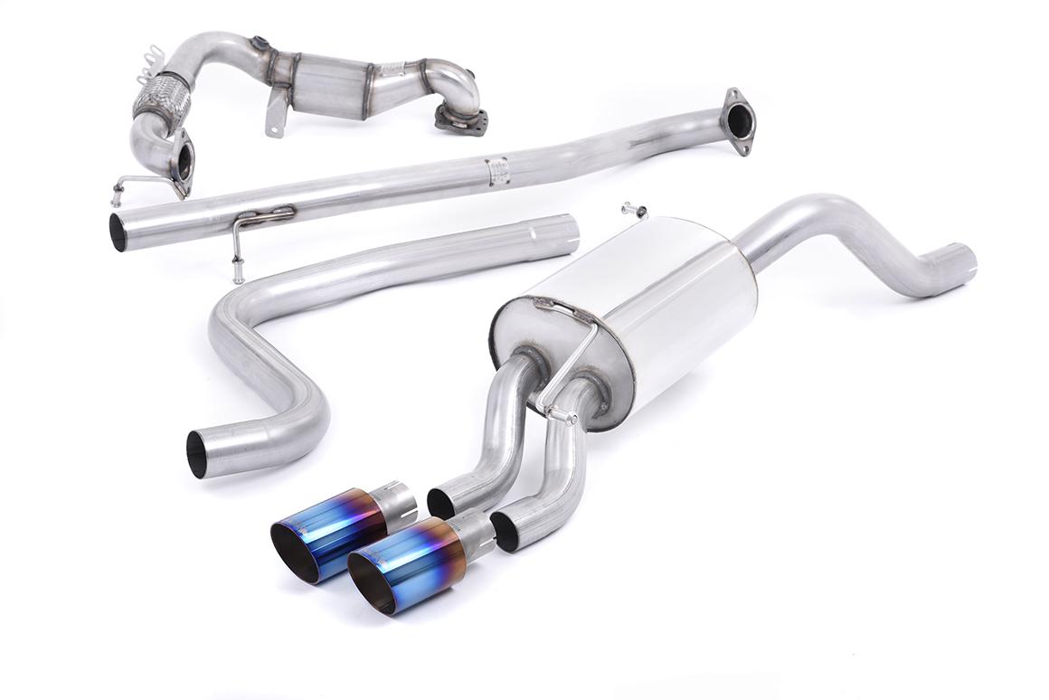 Milltek Ford Fiesta 2013-2018 Układ wydechowy Turbo-back ze sportowymi katalizatorami Hi-Flow (1.0T EcoBoost (100/125/140PS)) SSXFD215