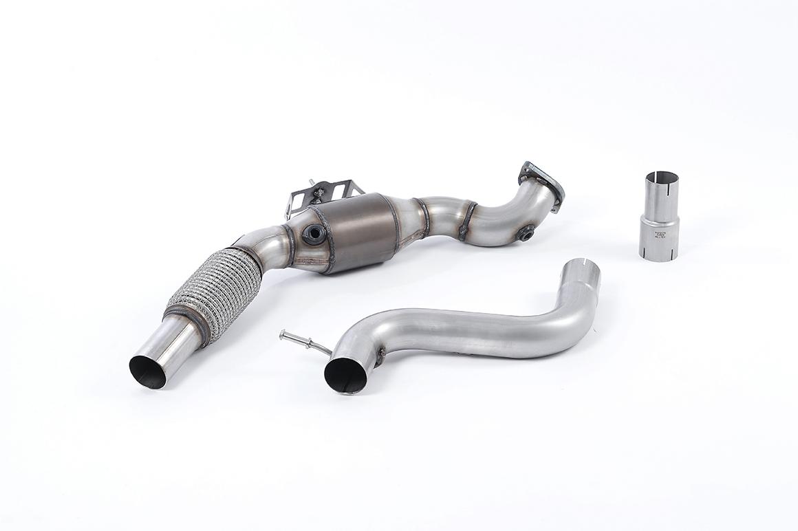 Milltek Ford Mustang 2015-2018 Downpipe o zwiększonej średnicy ze sportowym katalizatorem Hi-Flow (2.3 EcoBoost (Fastback)) SSXFD170