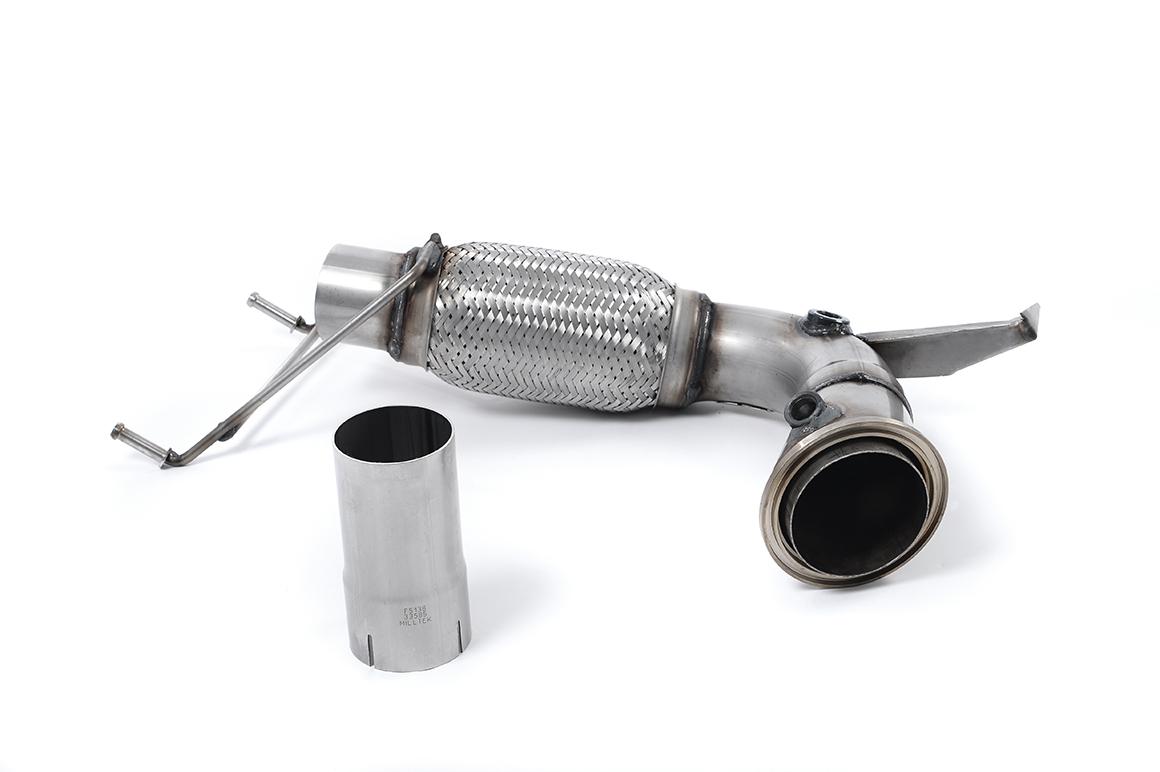 Milltek New Mini Mk3 2014-2018 Downpipe o zwiększonej średnicy z de-katalizatorem ((F56) Cooper 1.5T) SSXM419