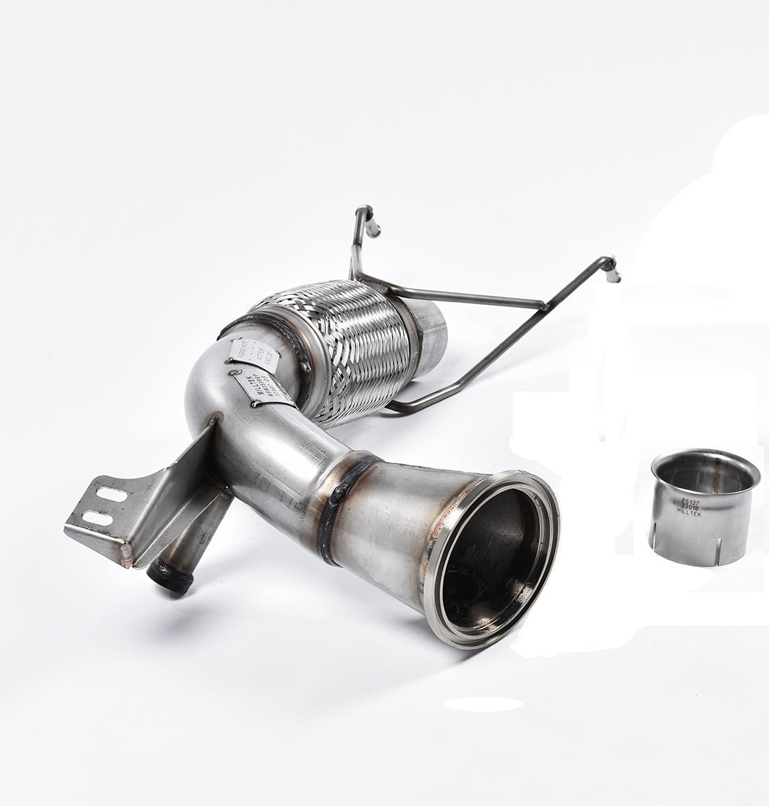 Milltek New Mini Mk3 2014-2018 Downpipe o zwiększonej średnicy z de-katalizatorem ((F56) Mini Cooper S 2.0 Turbo (Rest of World)) SSXM428