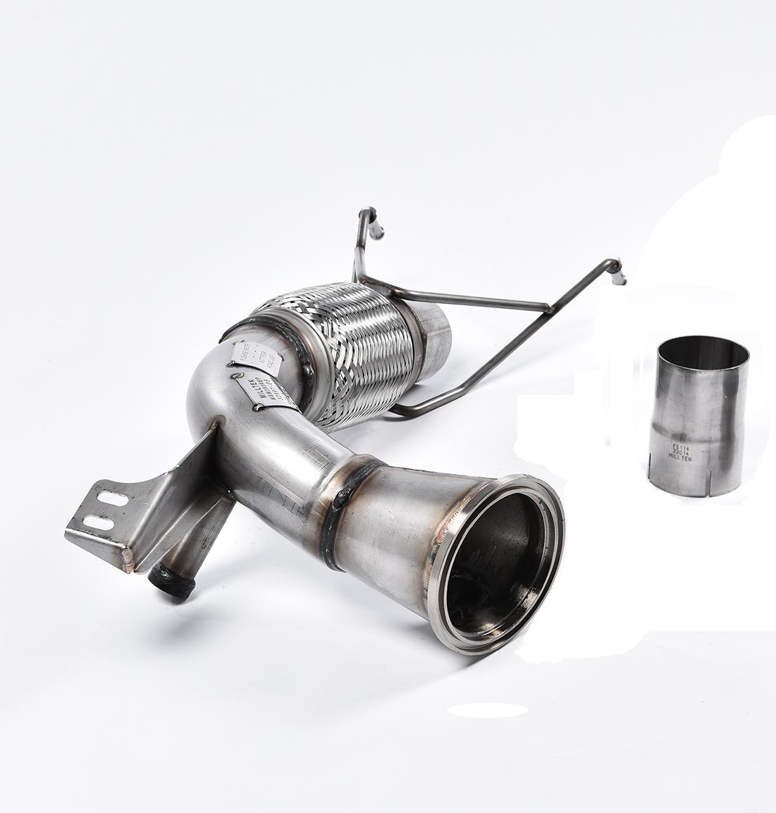 Milltek New Mini Mk3 2014-2018 Downpipe o zwiększonej średnicy z de-katalizatorem ((F56) Mini Cooper S 2.0 Turbo (UK / European models)) SSXM426