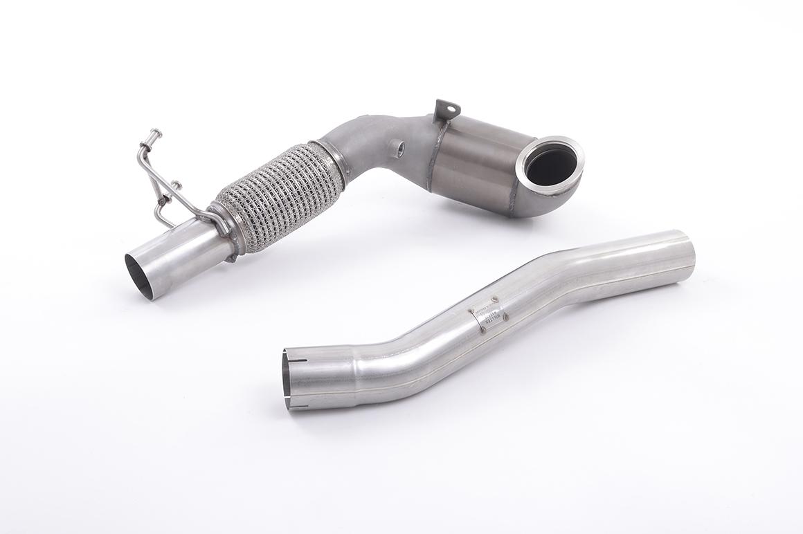 Milltek Seat Leon / Skoda Octavia 2013+ Downpipe(odlew) ze sportowym katalizatorem Race Cat (2.0 TSI (280 & 290PS)) SSXSK24