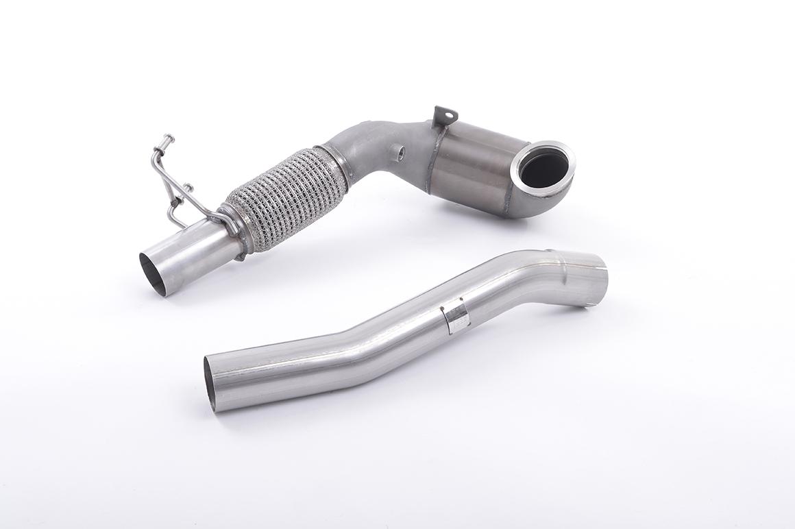 Milltek Volkswagen Golf 7 GTI / Seat Leon Cupra 280 & 290PS Downpipe(odlew) ze sportowym katalizatorem Hi-Flow SSXVW388