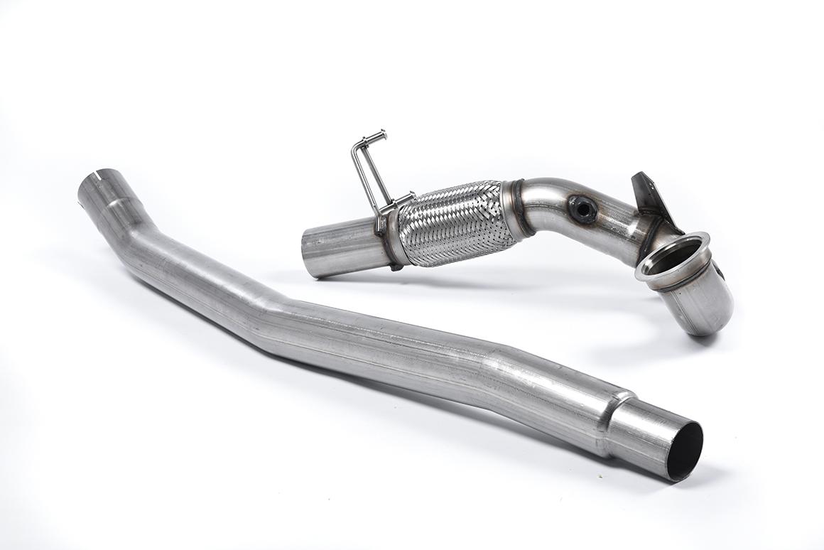 Milltek Volkswagen Golf 7R / Audi A3 / S3 8V Downpipe o zwiększonej średnicy z de-katalizatorem (2.0TFSI) SSXVW348