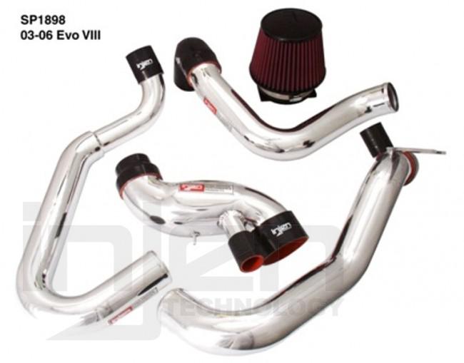 Zestaw dolotowy Short Ram z orurowaniem intercoolera (czarny) Injen SP1898BLK - Mitsubishi Lancer EVO CT9A (01/2001 – 02/2007) 4G63