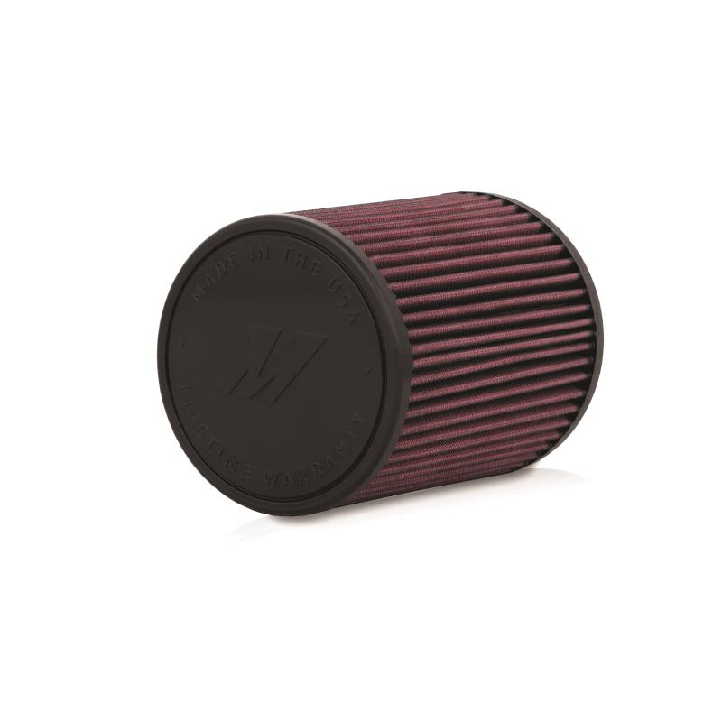 Filtr Mishimoto Performance Air Filter, 4" wejście,  7" długość filtra, (czerwony) MMAF-4007