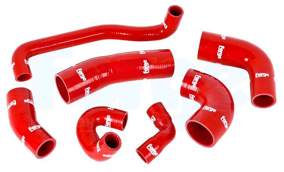 Forge FMKTPUNT-R - Zestaw silikonowych rur Turbo do FIAT GRAND PUNTO 1.4 TJET - Alfa Mito / Fiat Grand Punto