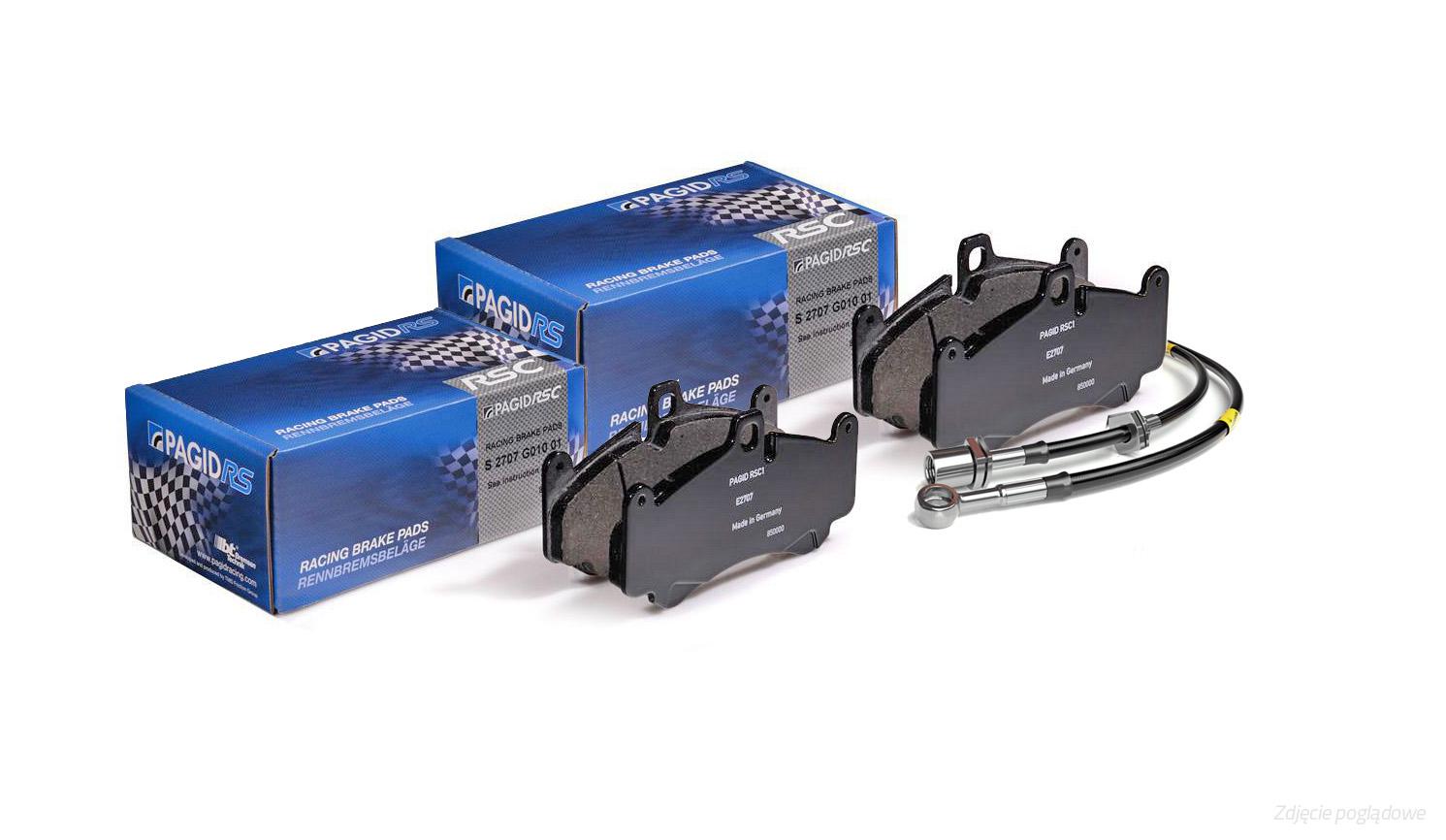 Klocki Pagid RSC1 - Audi S6 / S7 C7 hamulce ceramiczne - zestaw przód + tył