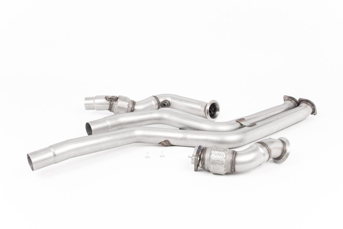 Milltek BMW 2 Series Downpipe o powiększonej średnicy z de-katalizatorem M2 Competition Coupé (F87) SSXBM1094