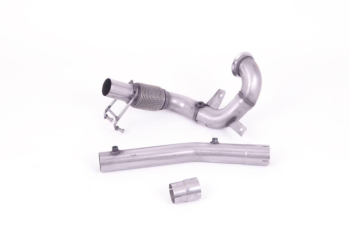 Milltek Volkswagen Polo Downpipe o powiększonej średnicy z de-katalizatorem GTI 2.0 TSI (AW 5 Door) - GPF/OPF Models Only SSXVW562