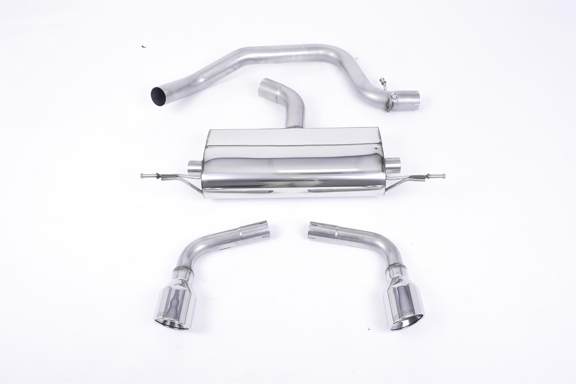 Milltek Audi TT Mk2 2006 - 2011 Układ wydechowy typu cat-back (2.0 TFSi 2WD) SSXAU143