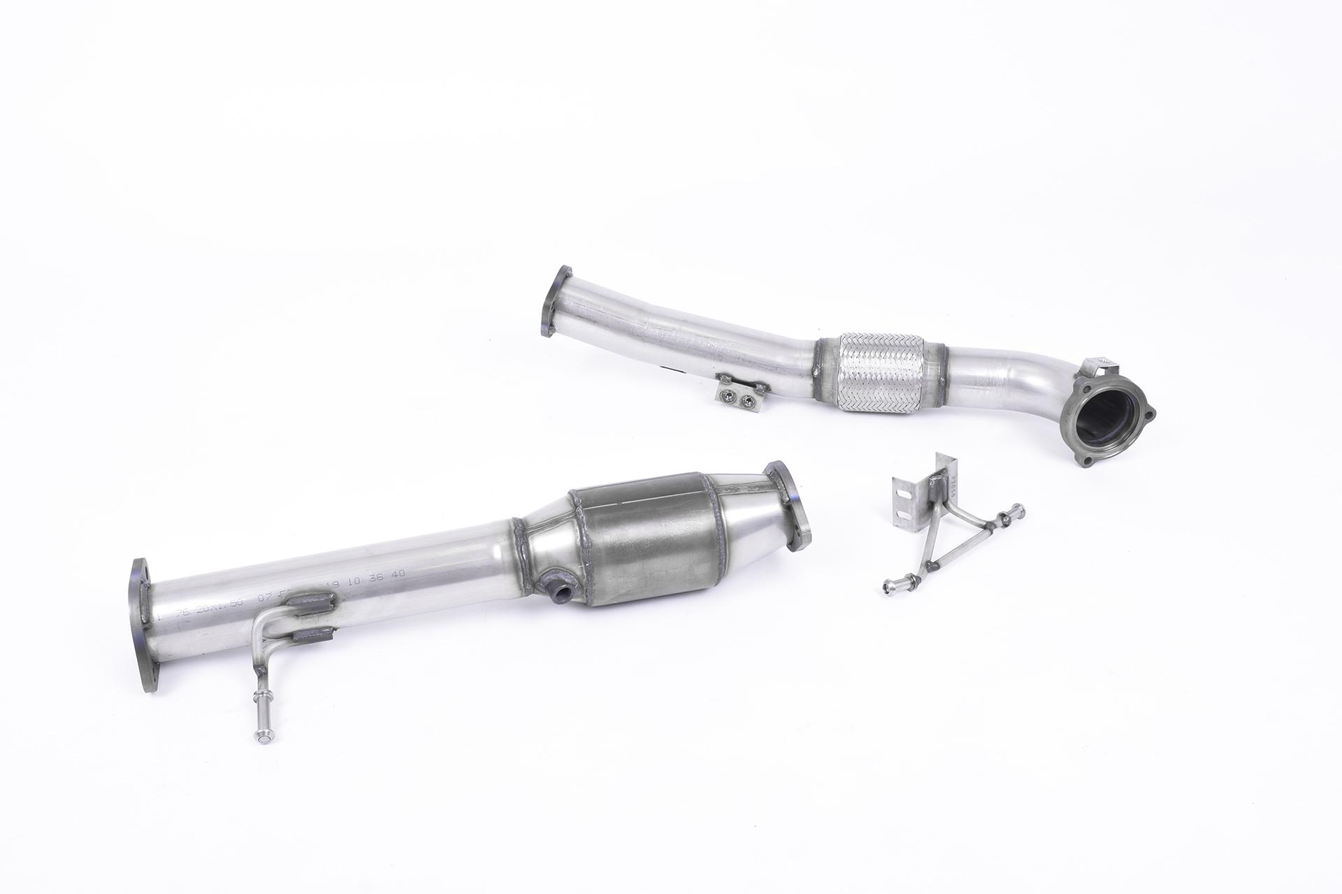 Milltek Ford Focus 2009 - 2010 Element układu wydechowego Front Pipe o zwiększonej średnicy ze sportowym katalizatorem (MK2 RS 2.5T 305PS) SSXFD067