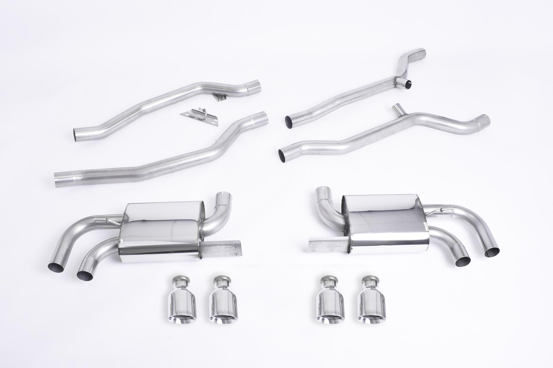 Milltek Porsche Cayenne 2010 - 2016 Układ wydechowy typu cat-back (958 Turbo 4.8 V8) SSXPO110