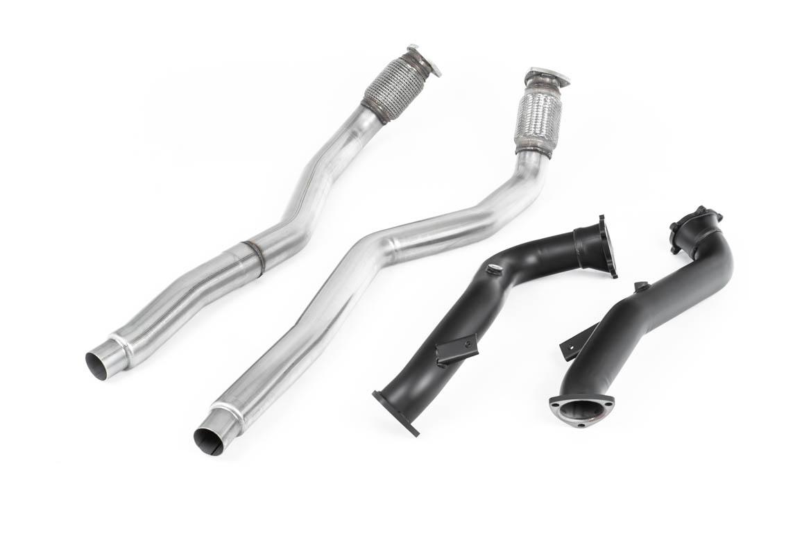 Milltek Audi S6 / S7 / RS6 / RS7 2012+ Downpipe o zwiększonej średnicy z obejściem katalizatorów (4.0 TFSI C7 quattro) SSXAU634