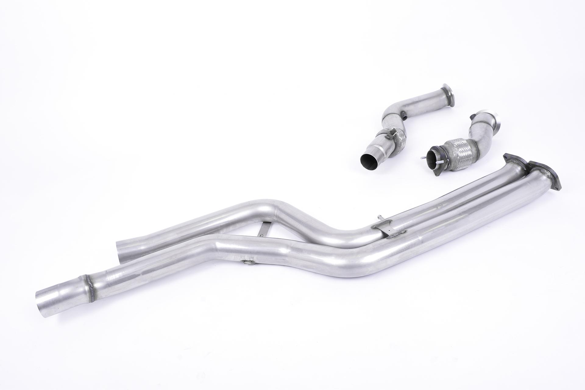 Milltek BMW 3 / 4 Seria 2014-2018 Downpipe o zwiększonej średnicy z de-katalizatorem (F80 M3 Sedan/F82 M4 Coupé) SSXBM1031