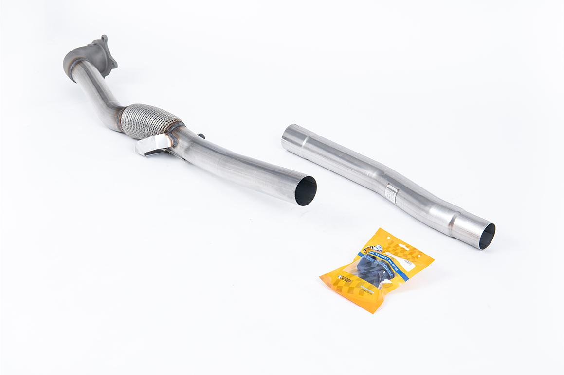 Milltek Audi TT Mk2 Downpipe o powiększonej średnicy z de-katalizatorem TTS quattro SSXAU747