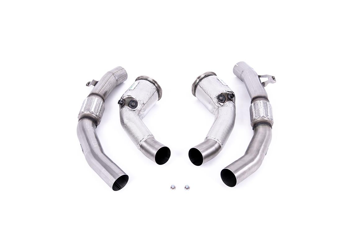 Milltek Audi RS7 Downpipe o powiększonej średnicy z de-katalizatorem C8 4.0 V8 bi-turbo (Non OPF/GPF US/ROW Models) SSXAU907