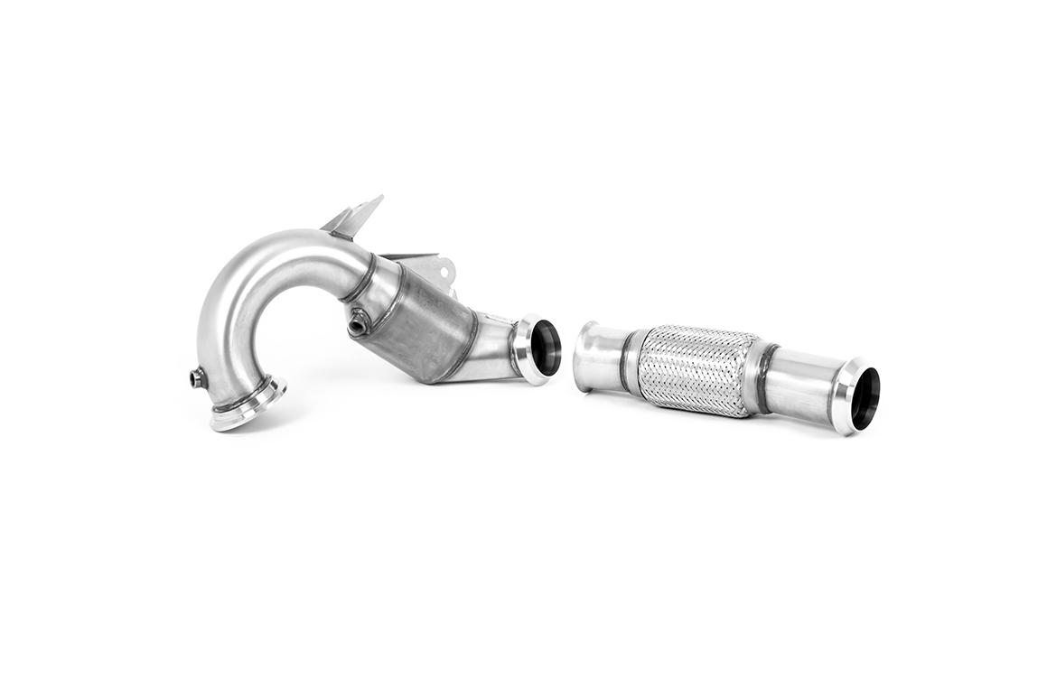 Milltek Mercedes CLA-Class Downpipe o powiększonej średnicy ze sportowym katalizatorem CLA45 & 45S AMG 2.0 Turbo Coupe (OPF/GPF Models) SSXMZ154