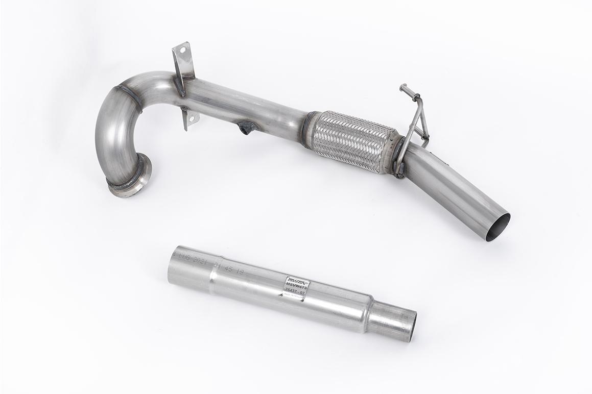 Milltek Volkswagen Polo Downpipe o powiększonej średnicy z de-katalizatorem GTI 1.8 TSI 192PS (3 & 5 door) SSXVW452